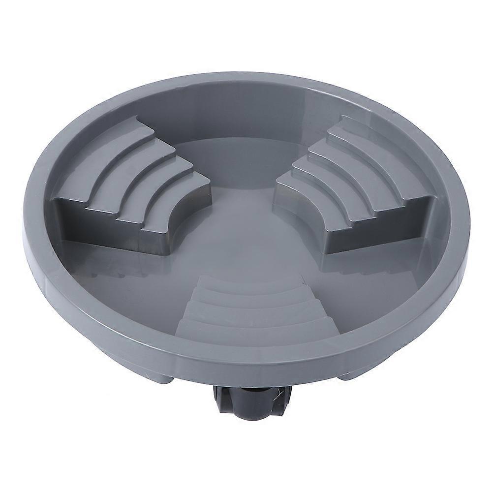 Rolling Plant Tray Grey Plastic for Moving Plants