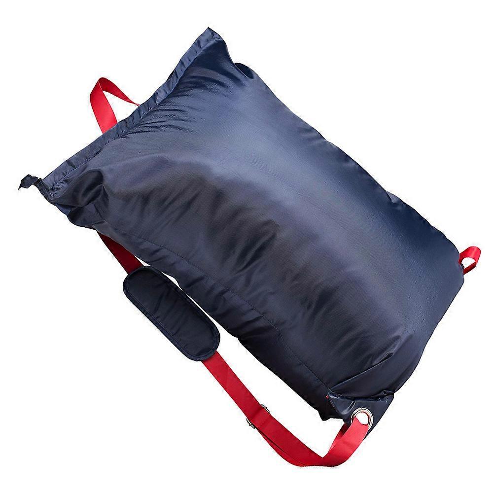 Laundry Backpack for Storage Use 1Pcs Polyester Dark Blue Bag