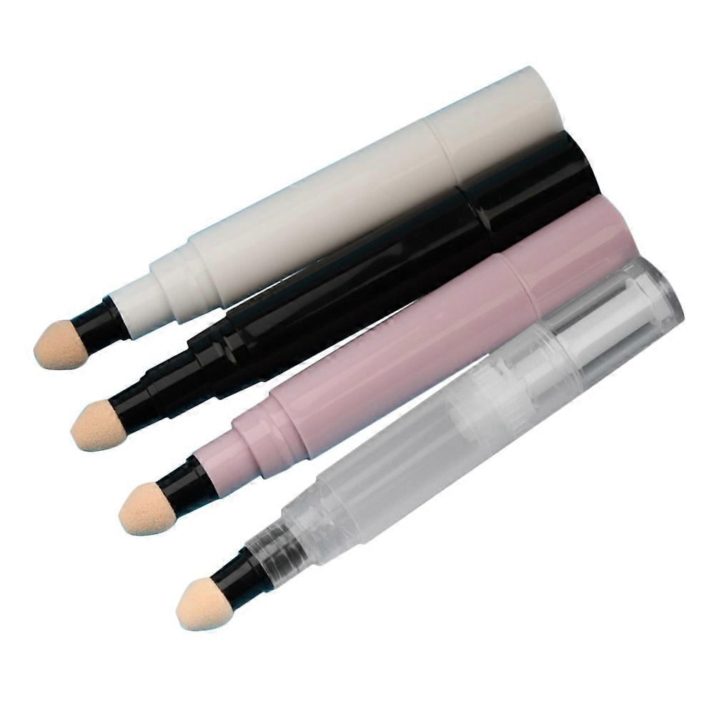 Blusher Bottle Storage Use 4Pcs PP Pc Material Assorted Colors