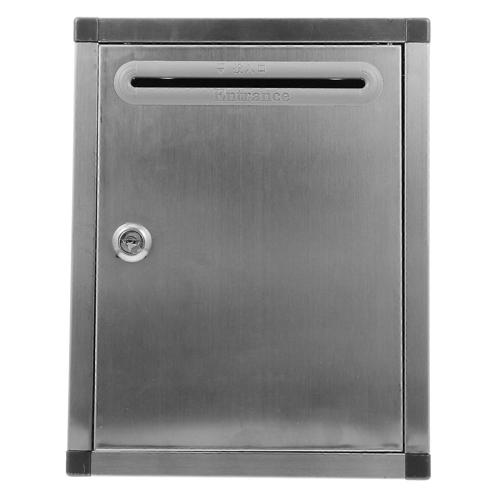 Lockable Mail Box Stainless Steel Letter Box for Complaint Suggestion Use