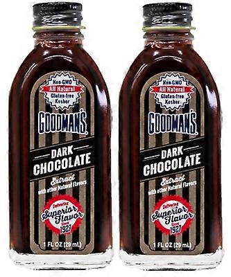 Goodman's Dark Chocolate Extract 2 Pack