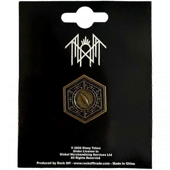 Sleep Token Emergence Feathered Host Pin Badge