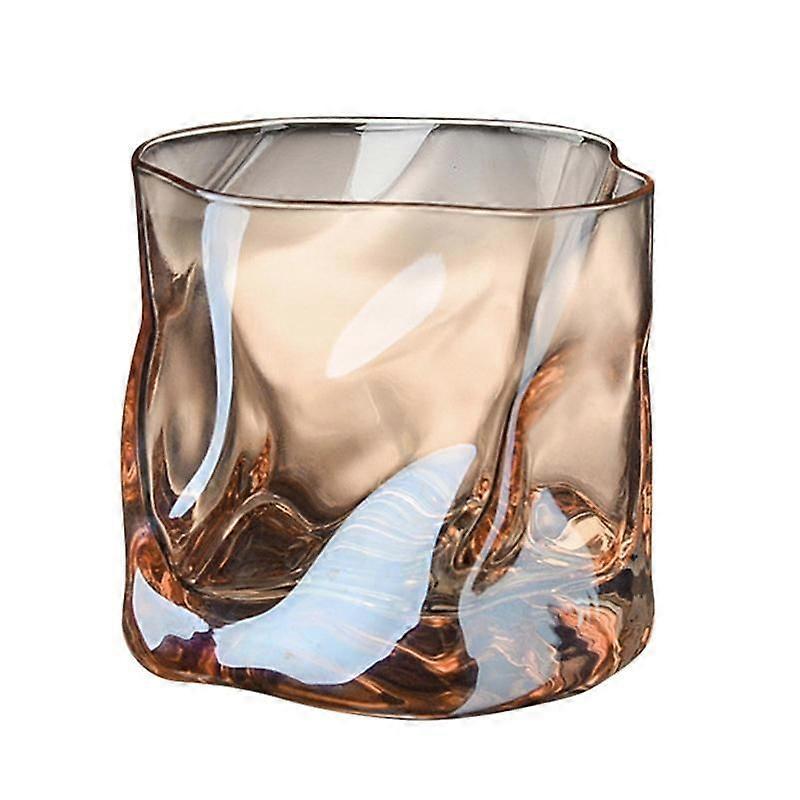 wine glass set with irregular design