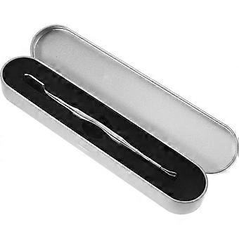Facial Pimple Cleaner Spade Stainless Steel Dual-Ended Blackhead Scraper Pimple Prep Tool Metal Pimple Cleaning Tool Blackhead Extractor Tool