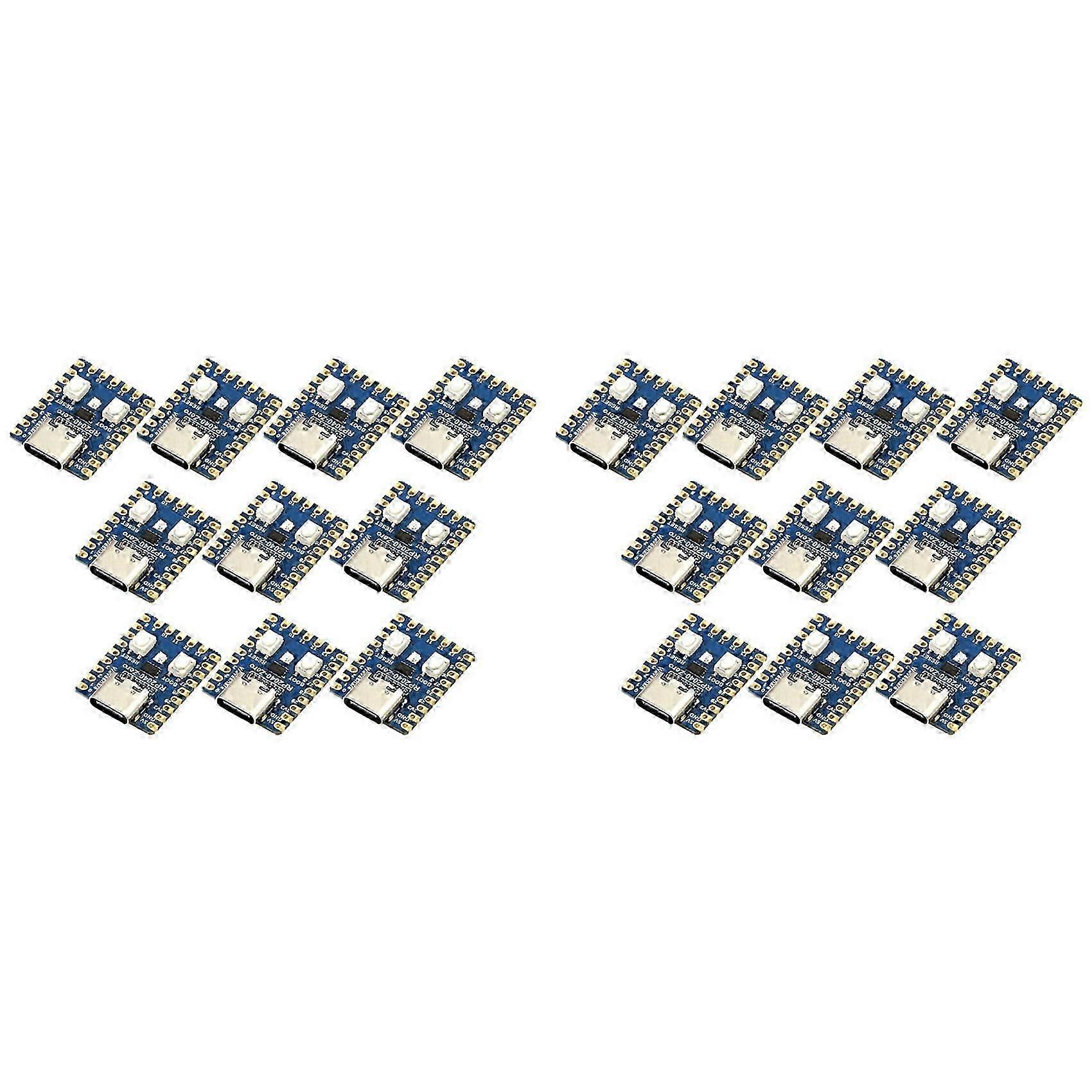 RP2040-Zero Microcontroller Development Board Compatible with Raspberry Pi RP2040 Dual-Core Cortex M0+ Processor 2MB Flash 20Pcs