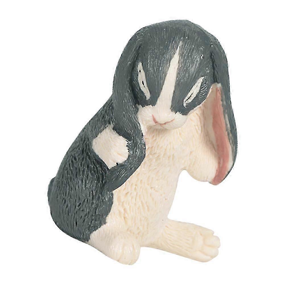 Simulation Rabbit Decor Mini Rabbit Model for Garden with 1 Piece