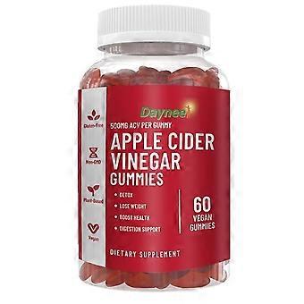 Apple cider vinegar 60 Counts Nutrition Gels & Chews - Red Apple Flavor