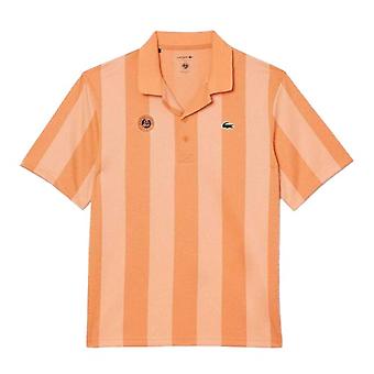 Lacoste Herr Roland Garros Edition Avslappnad Passform Tennispikétröja