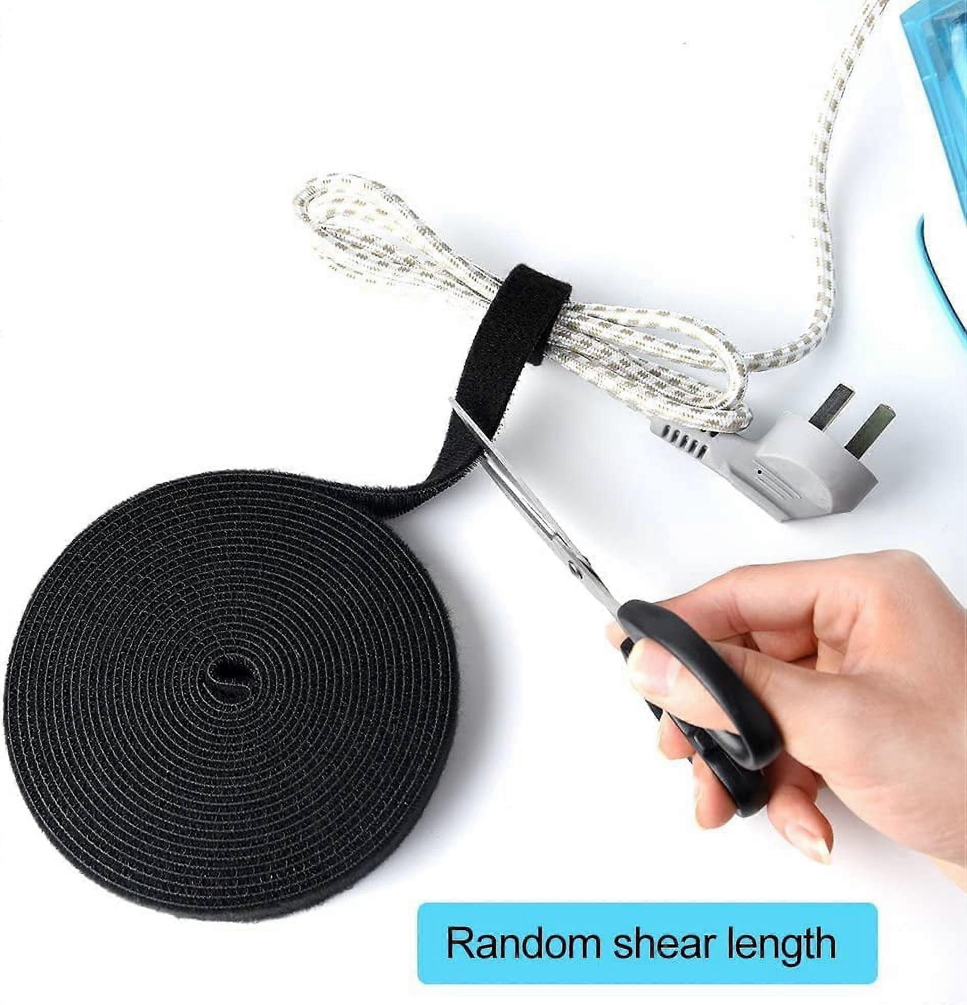 82ft x 1/2inch Hook Loop Cable Ties - Fastening Cable Ties Reusable Cable Straps