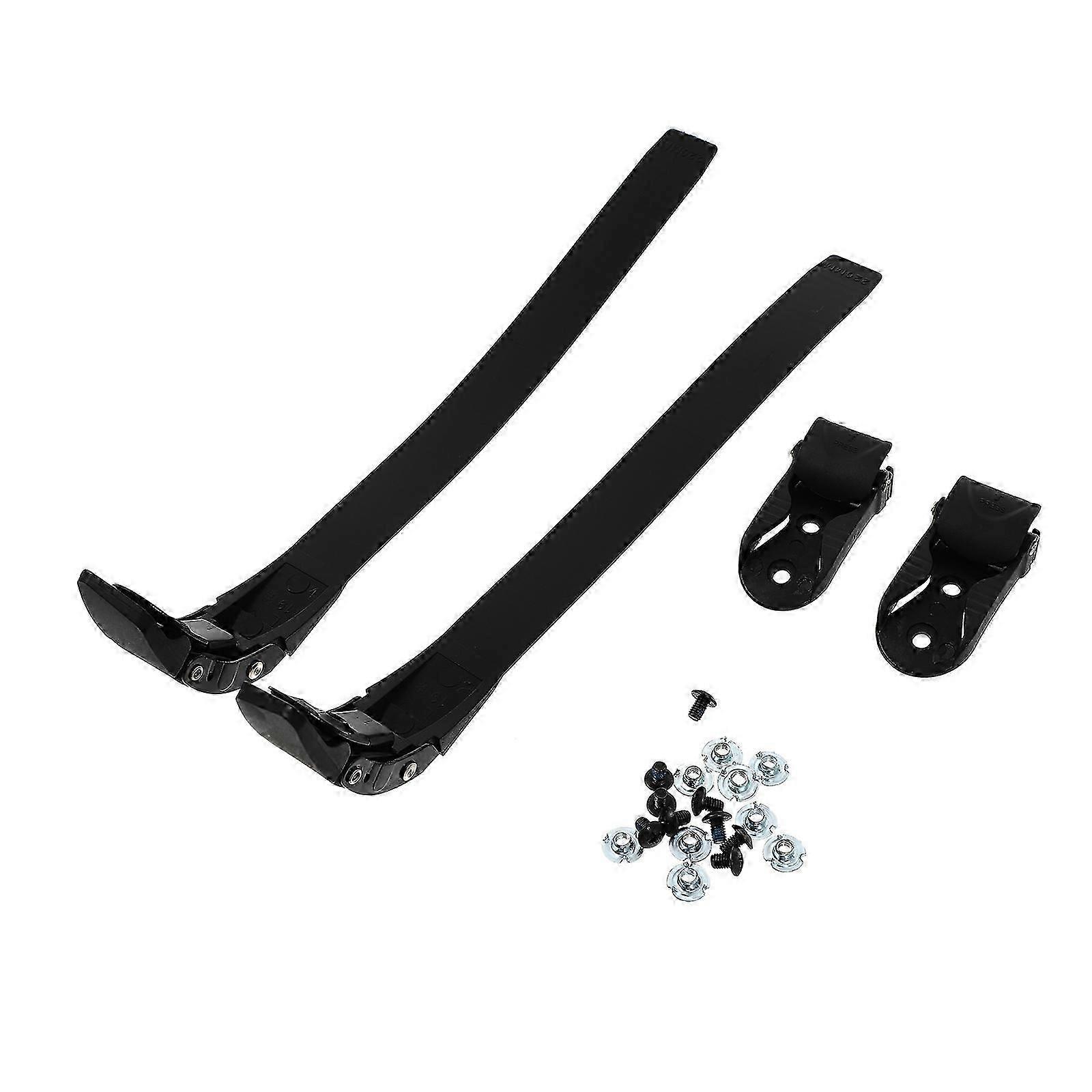 Roller Skates Straps Practical Buckle Strap Accessories with 6Sets Black