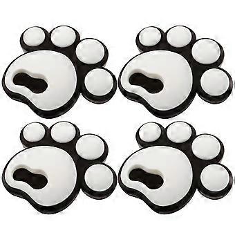4Pcs Snowboard Nonslip Stickers Snowboard Adhesive Cushions Nonslip Snowboard Accessory