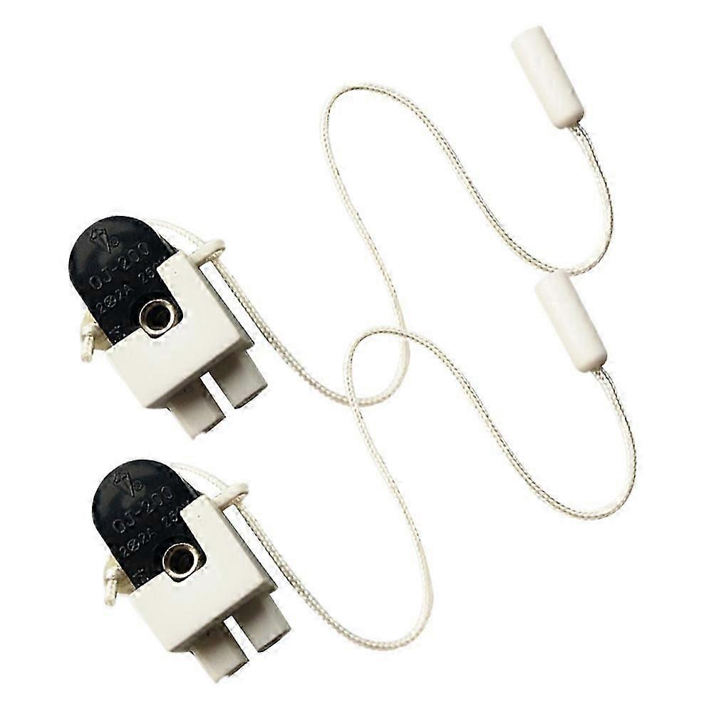 Pull Wire Ceiling Light Bracing Wire Pull Switch for Lamp Use 2Pcs