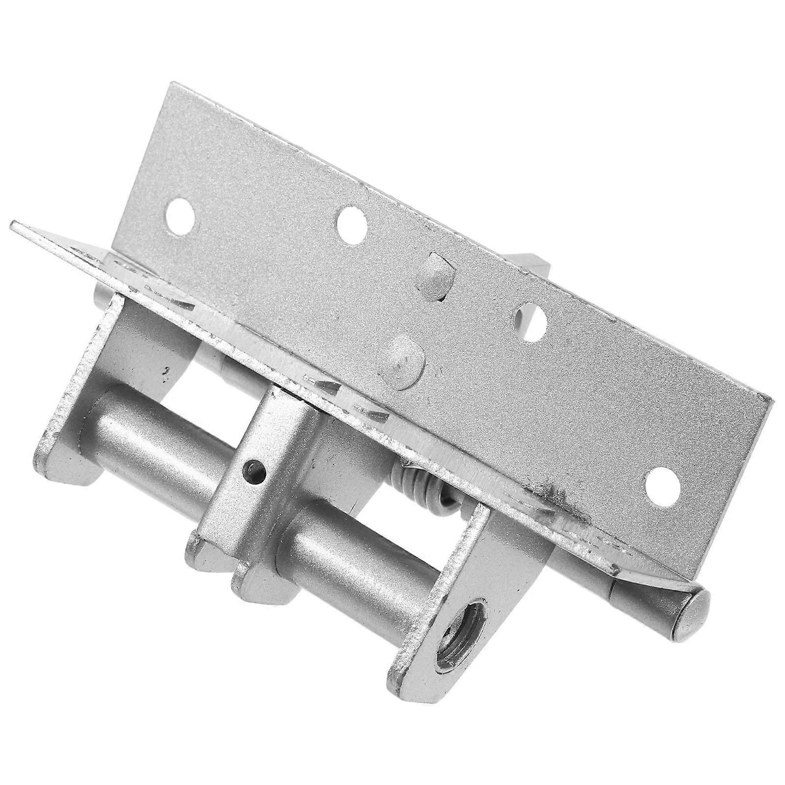 Silver Automatic Door Closer Hinge with Heavy Duty Spring 4Pcs for Kitchen
