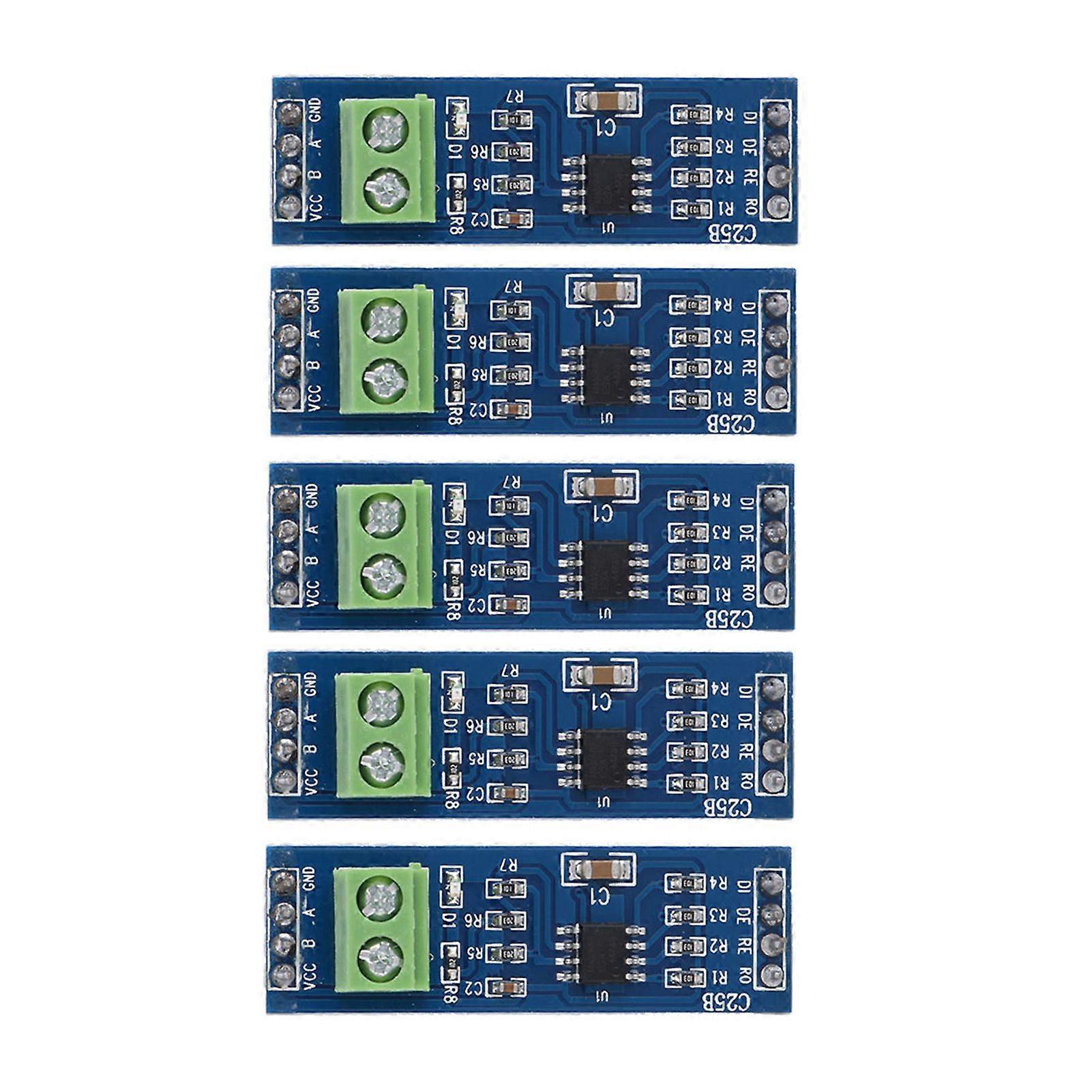 5pcs Module de Conversion RS-485 Adaptateur TTL vers RS-485 Compatible Raspberry pi_