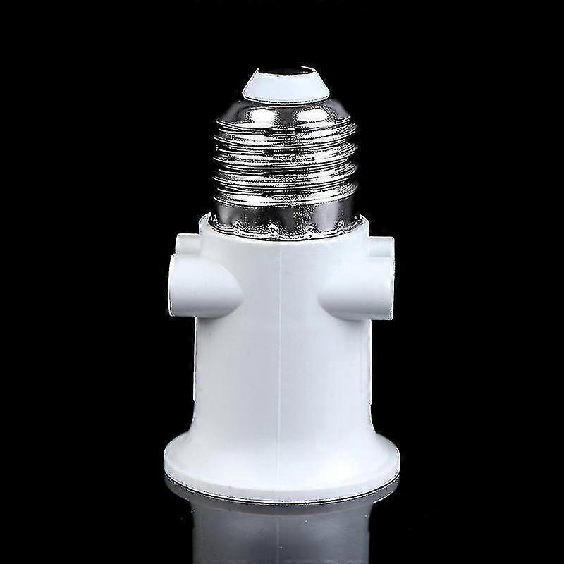 Ac 100-240v E27 Bulb Adapter Lamp Holder Base Socket Conversion With Eu Plug