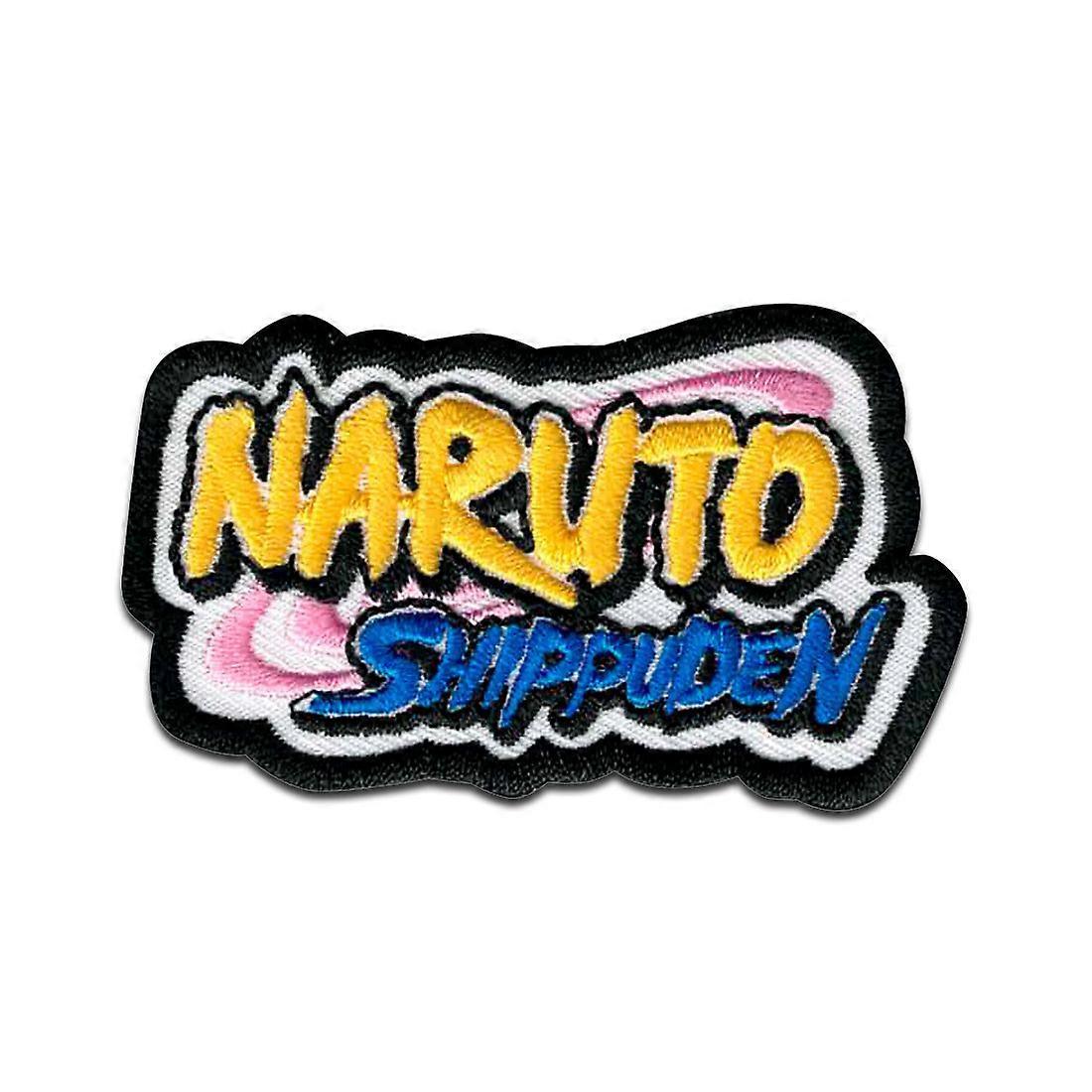 Naruto Logo Manga Anime - Patch, Iron-on Patch, Iron on Patch, Size: 3.5 x 5.6 cm