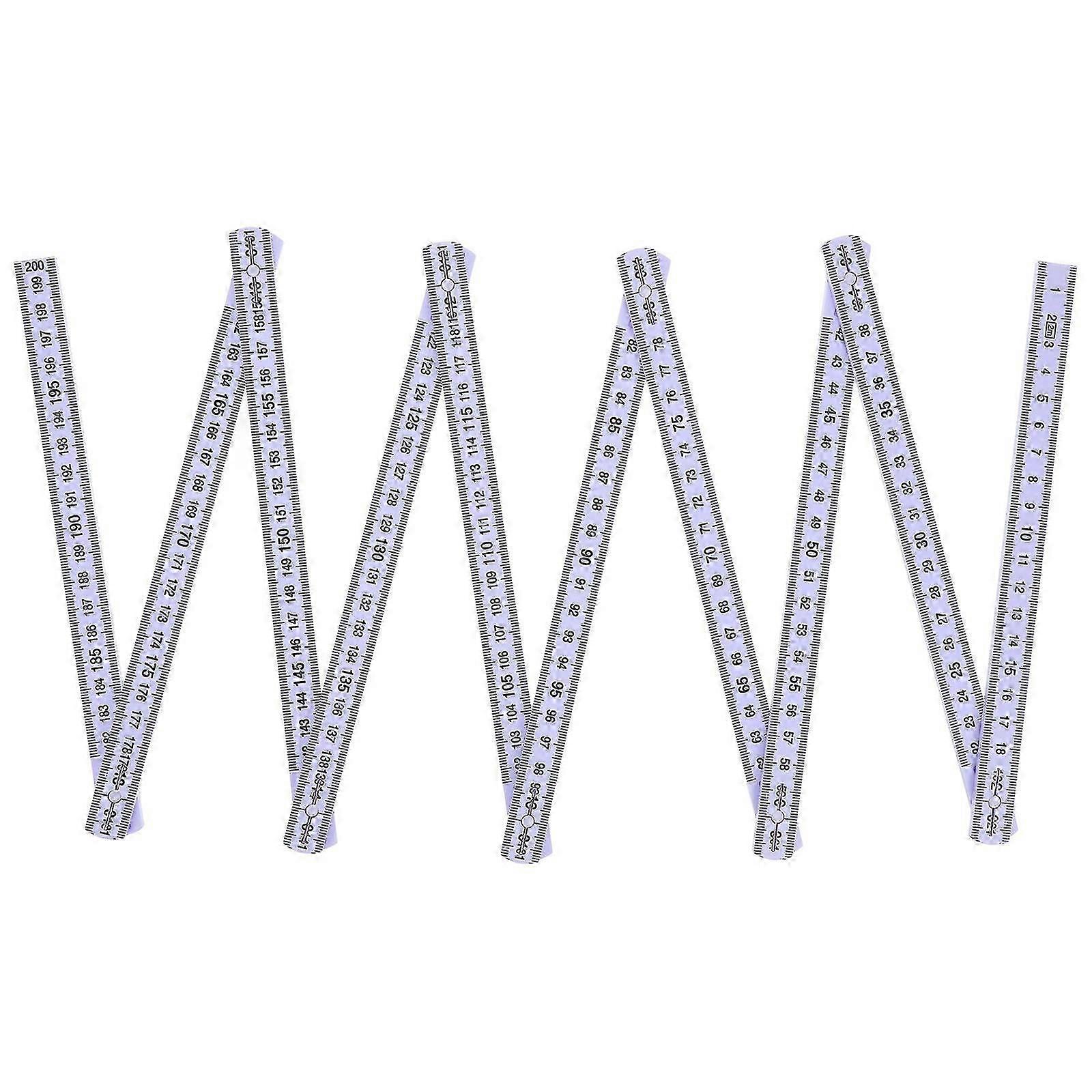 Foldable Ruler for Measuring Use 1Pcs Plastic Folding Measuring Ruler