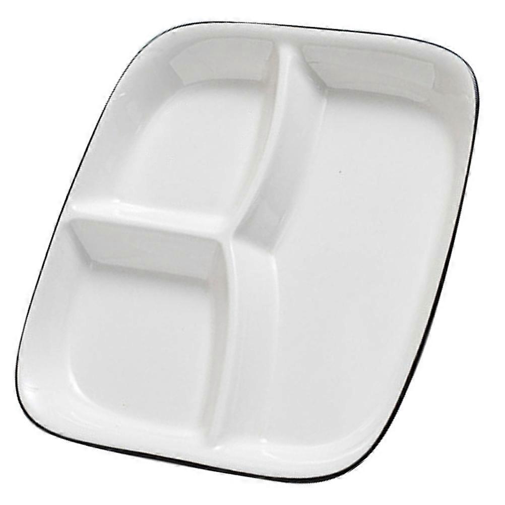 Ceramic Divided Plate Portion Control Plate for Food Serving