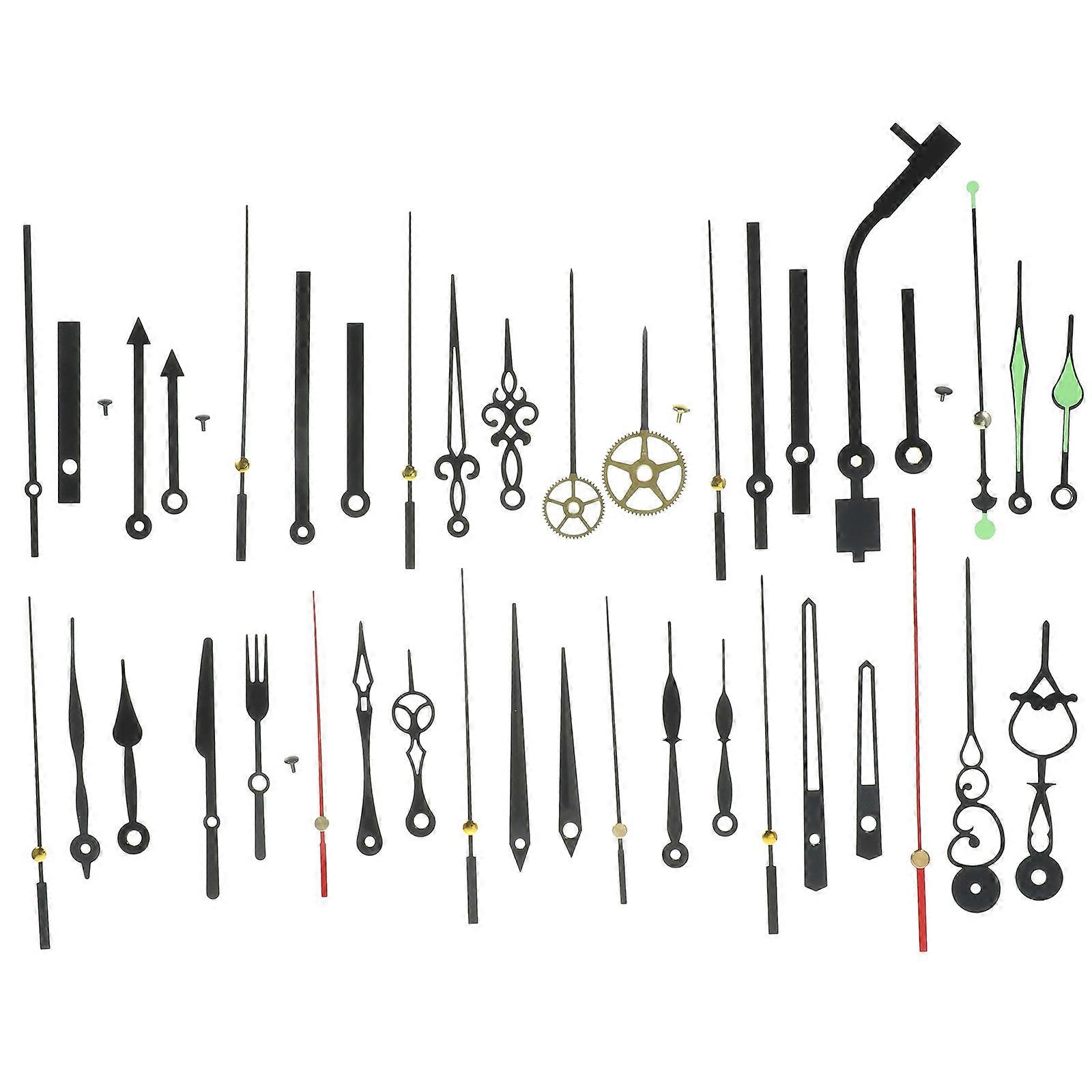 Clock Hands Replacement Clock Hands for DIY 15Sets Plastic Assorted Color
