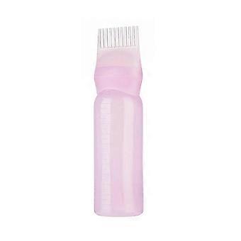 Root Comb Haarverf Applicator Fles met Gegradueerde Schaal