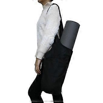 Yoga Mat Bag Cotton Canvas Large Carry Tote Adjustable Shoulder Strap Sports Bag Storage Pocket 5 Colors 26-27