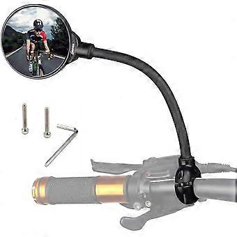 Bike Mirror Rotatable And Adjustable Wide Angle Rear View Shockproof Convex Mirror Universal For Bike Bicycle