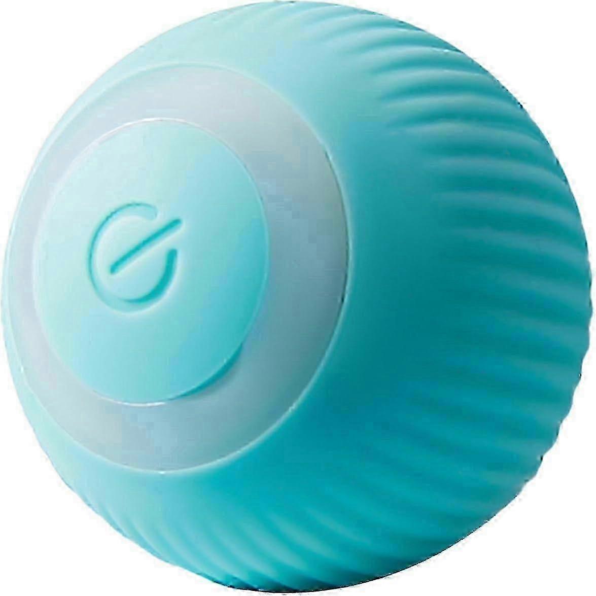 Engaging Blue Smart Pet Toy for Cats Automatic Rolling Ball Interactive Play