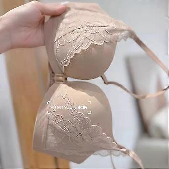 Women No Underwire Front Buckle Push Up Sexy Back Bra For Small Bust