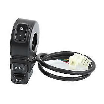 3-in-1 Light Horn Turn Switch Signal Button Set for Scooter Electric Bike ABS-