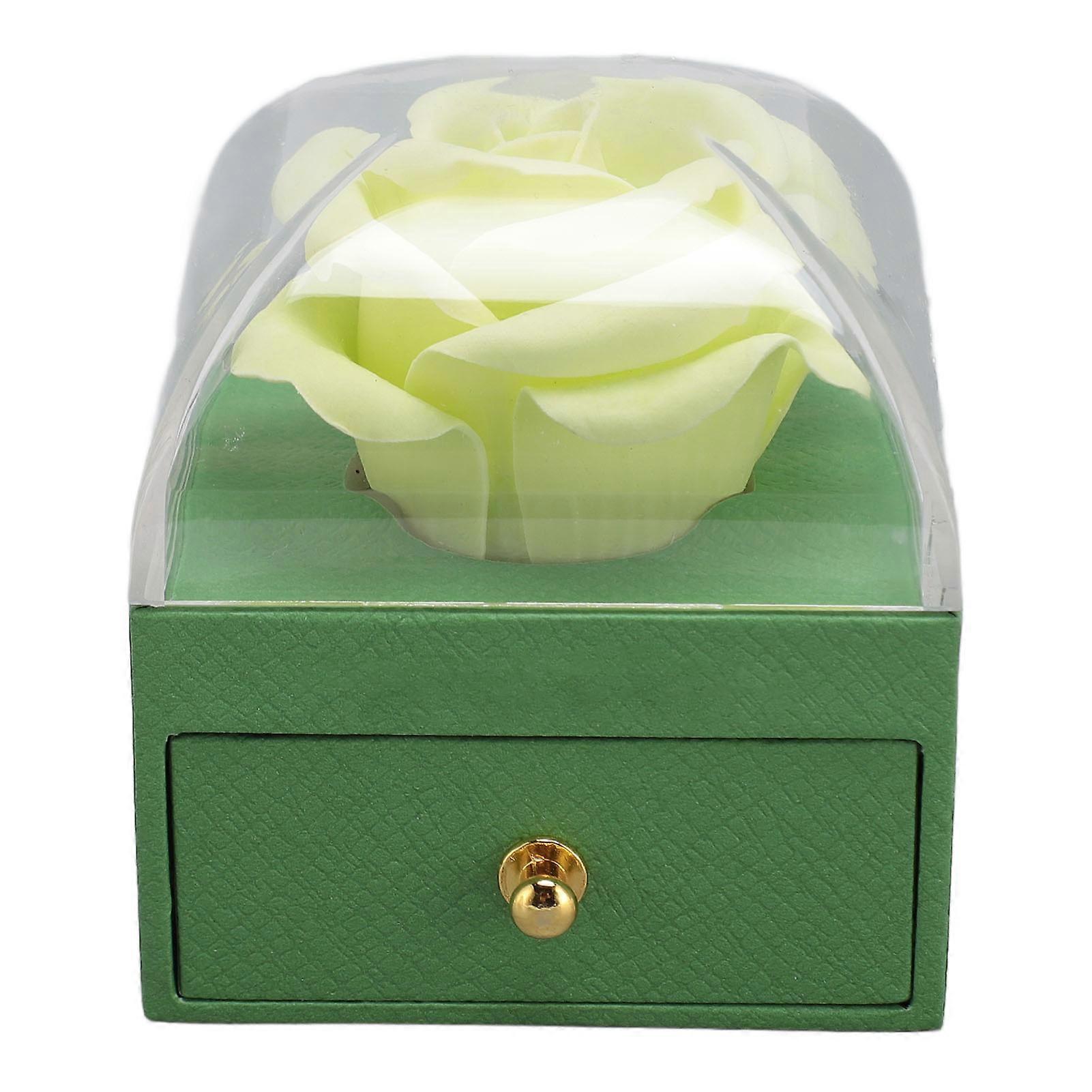 Rose Ring Box Exquisite Romantic Multi Purpose Velvet