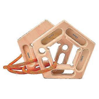 Wood Hangboard Hold for Rock Climbing,Portable Hangboard Rock Climbing,Finger Strengthener for Pull-Up Grip Arm Training GIX