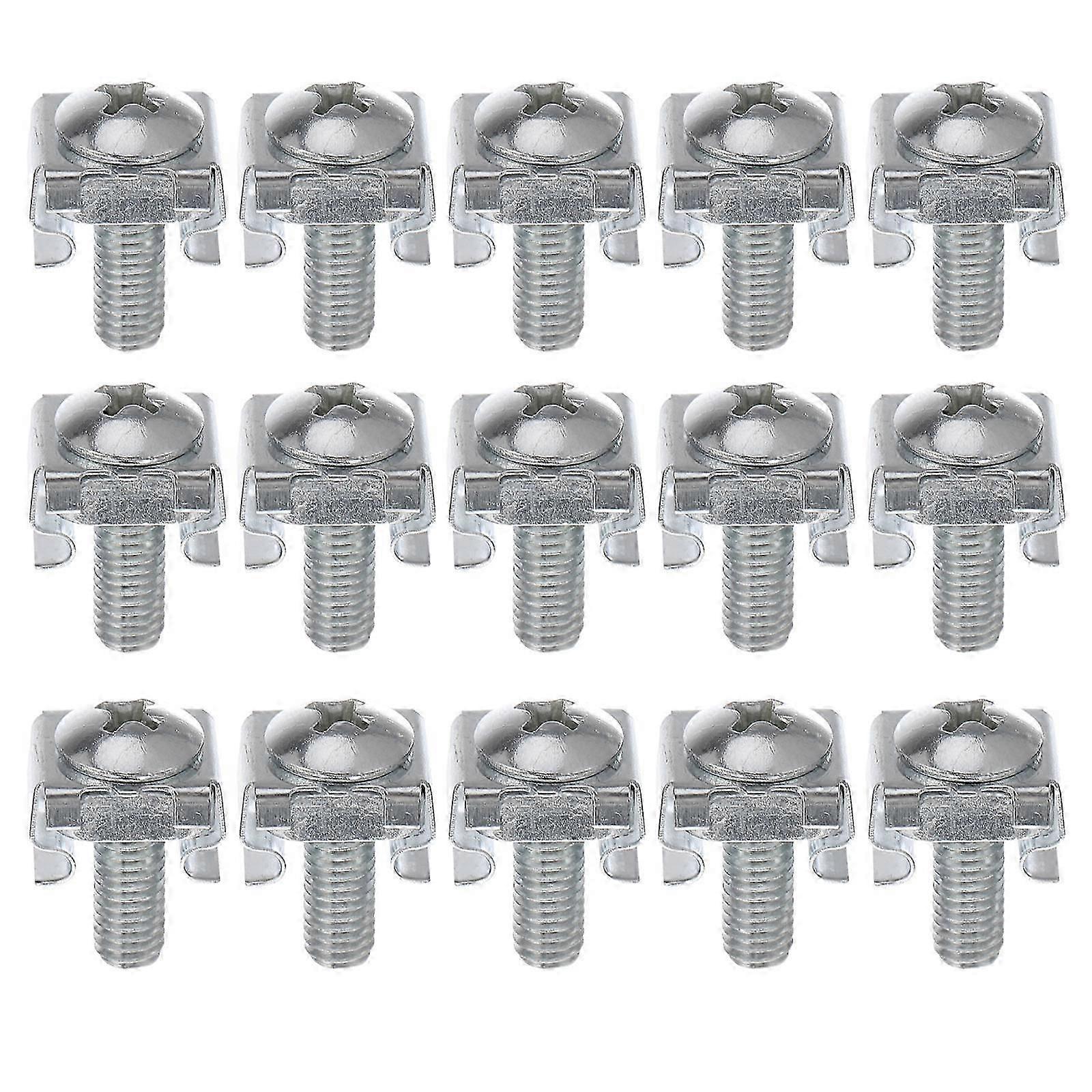 Cage Nuts and Server Rack Screws compatible with Rack Mount Cabinets 300Pcs
