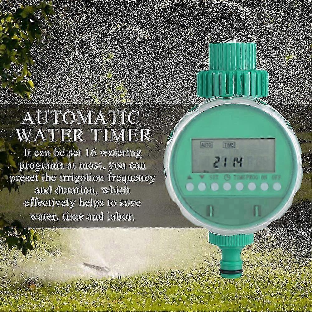 Garden Water Timer 5Pcs Set Irrigation Controller Kit with Y-shaped Quick Connector Automatic Watering Timer Compatible with ZPSHYD