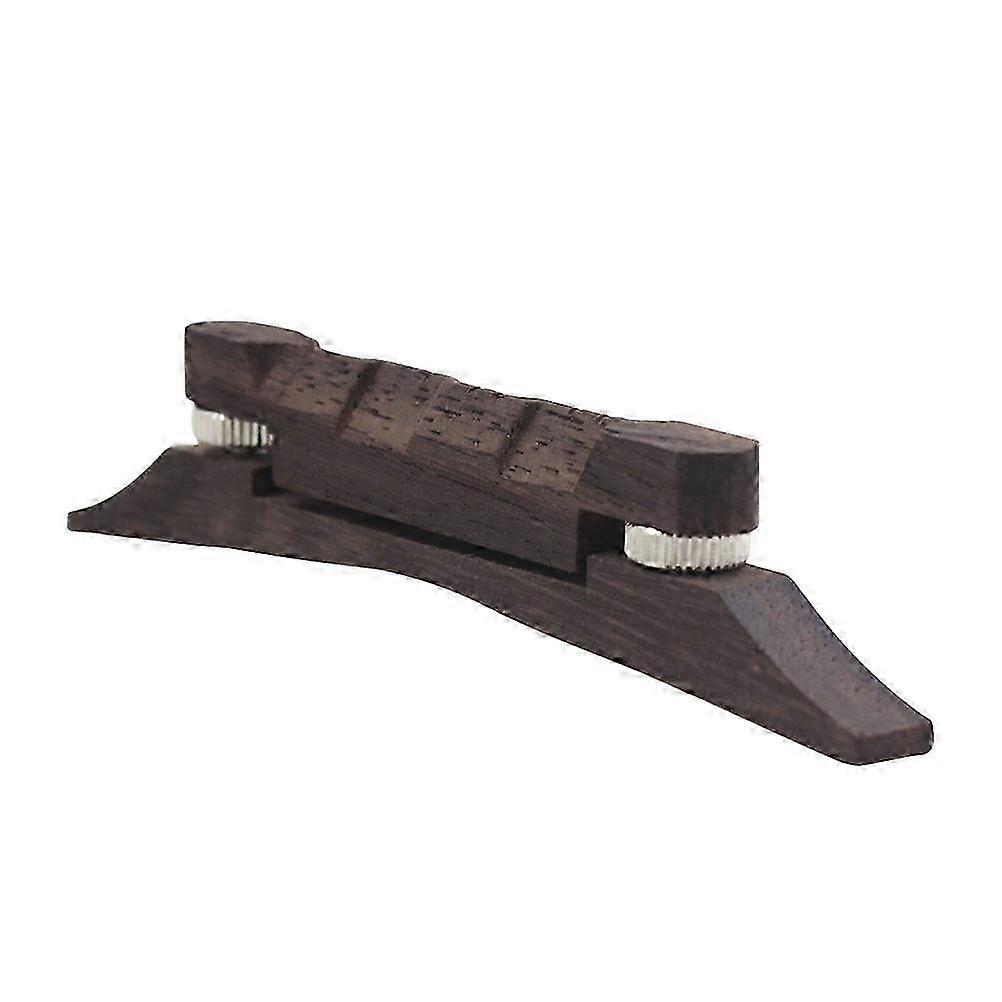 Adjustable Rosewood Guitar Bridge compatible with Mandolin