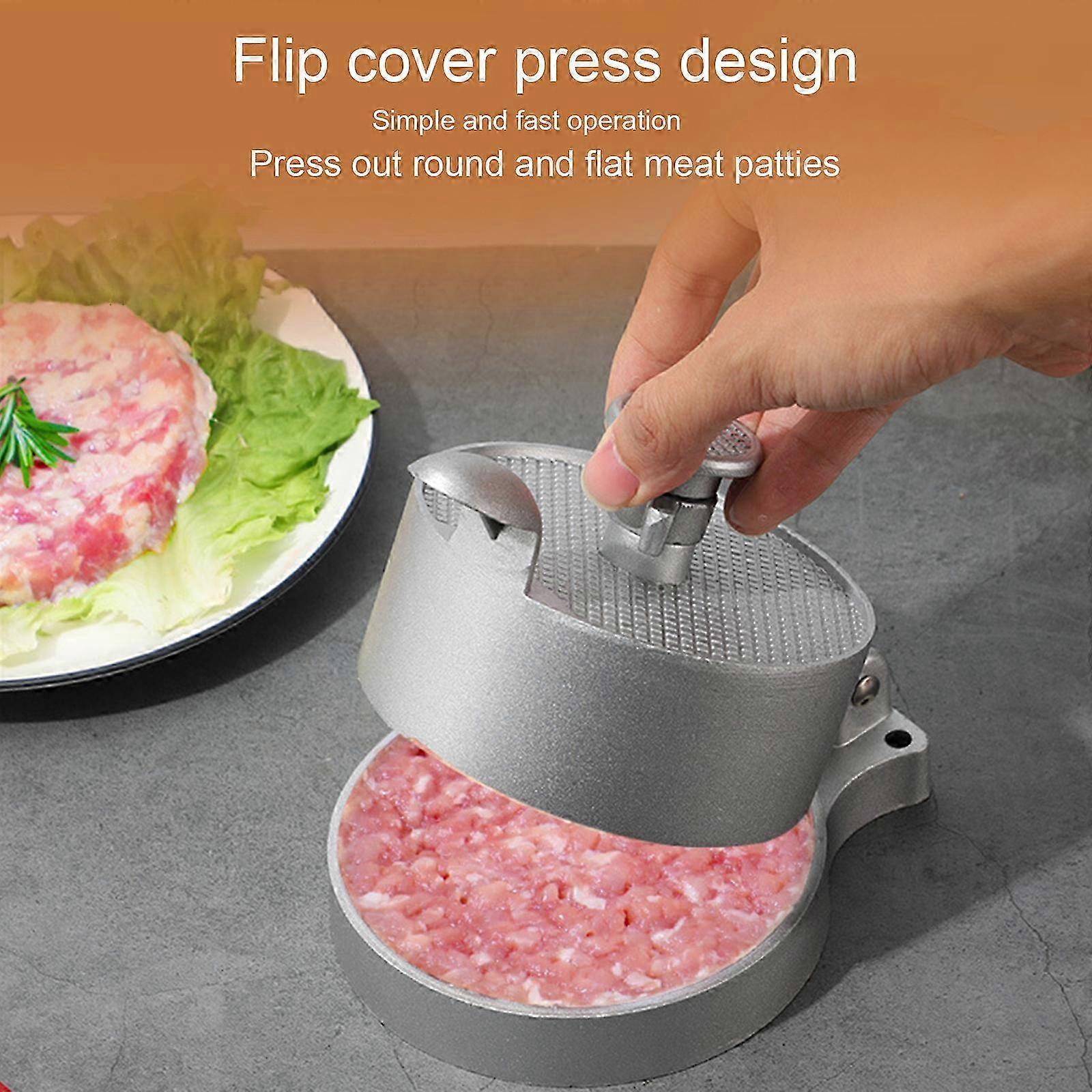 Adjustable Non-Stick Aluminum Burger Press