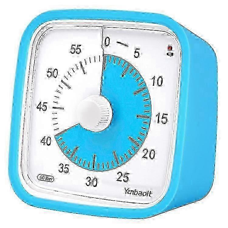 Visual Timer with Night Light 60 Minute Countdown Silent Time Management Tool Edition C