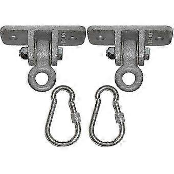 Heavy Duty Locking Snap Hooks 5000LB Capacity | Swing Hook Hangers compatible with Trapeze & Static Tension 26-27