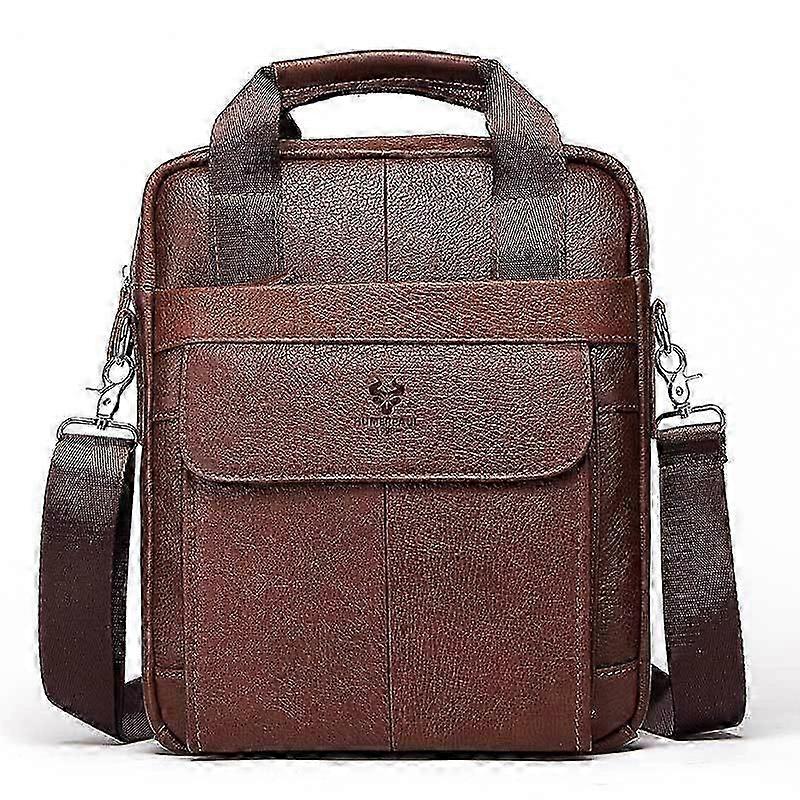 Durable Leather Commuter Shoulder Bag