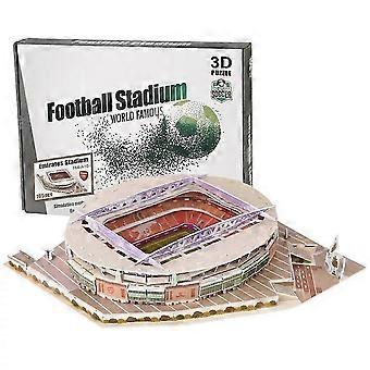 Kit de Quebra-Cabeça 3D de Campo de Futebol Faça Você Mesmo