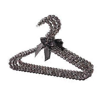 Metal Pet Clothes Hangers With Plastomer Beads