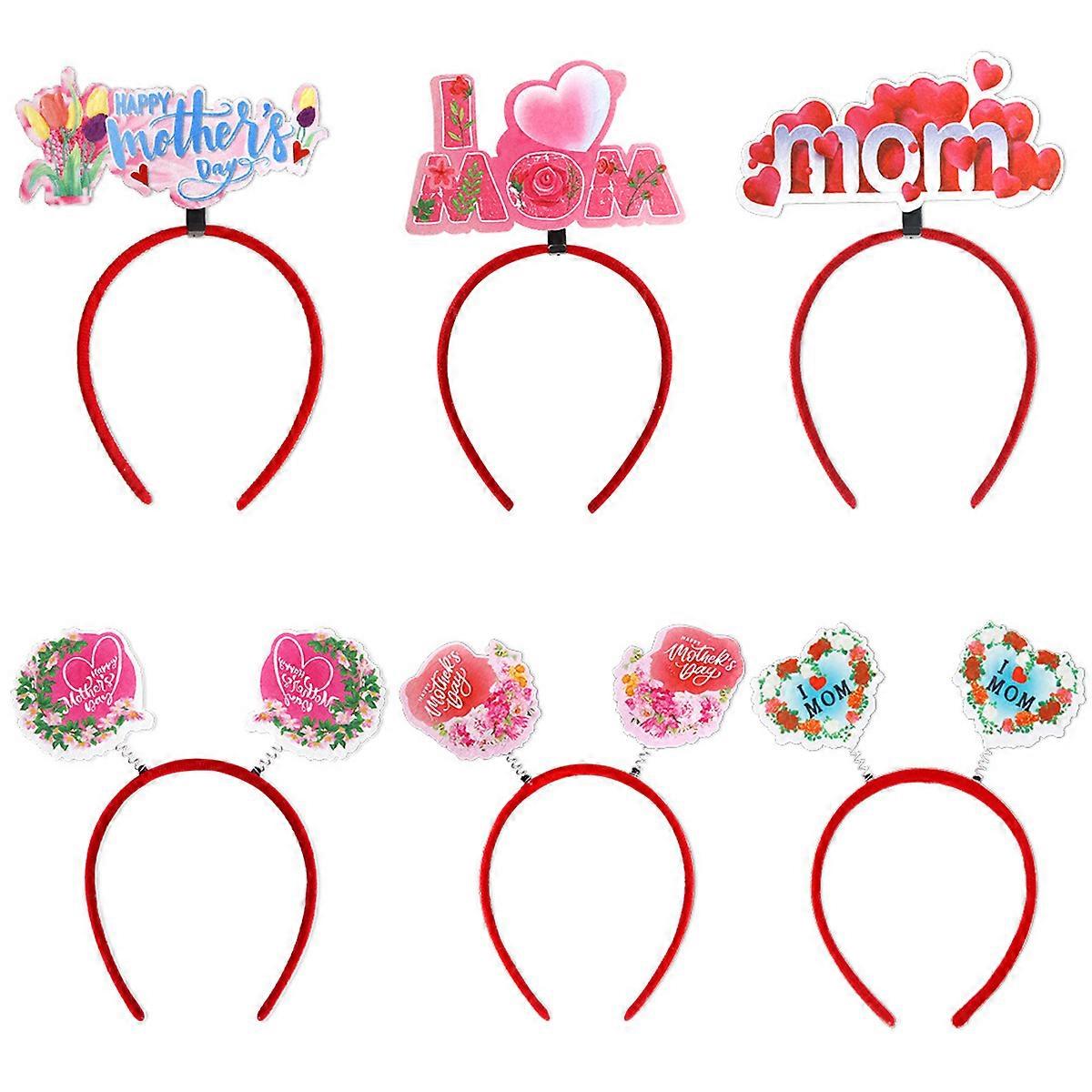Mothers Day Sequin Headbands Comfortable Adjustable