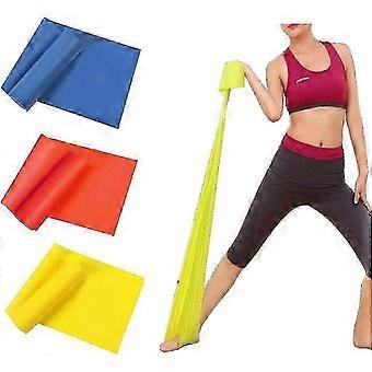 Resistance Bands 3 Pack Natural Latex 150x15cm for Fitness Yoga Strength Training Physical Therapy