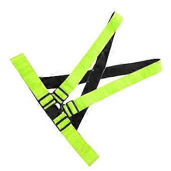 Night Reflective Vest Running Safety Gear for Jogging Adjustable Vest