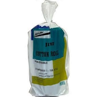 Jorvet Practical Cotton Roll, 16 X 12 X 16 Inches, White