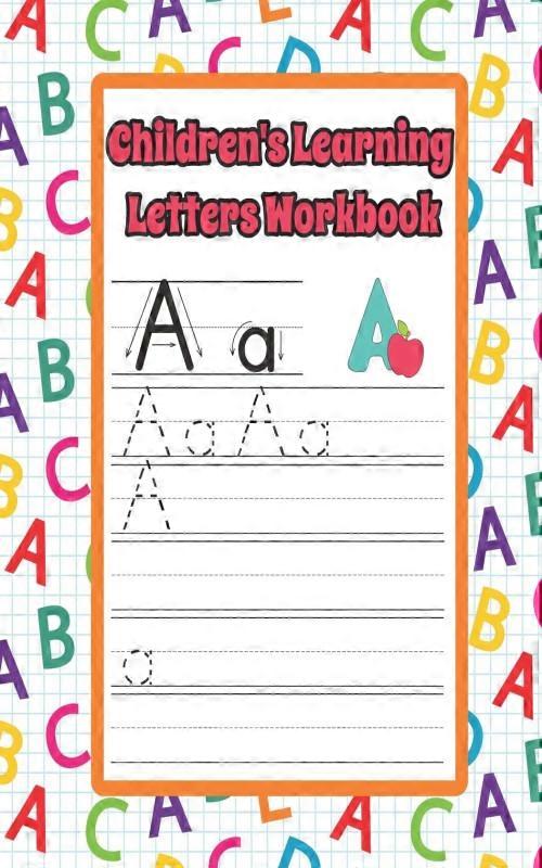 Childrens Learning Letters Workbook Alphabet Line Tracing Activity Notebook For