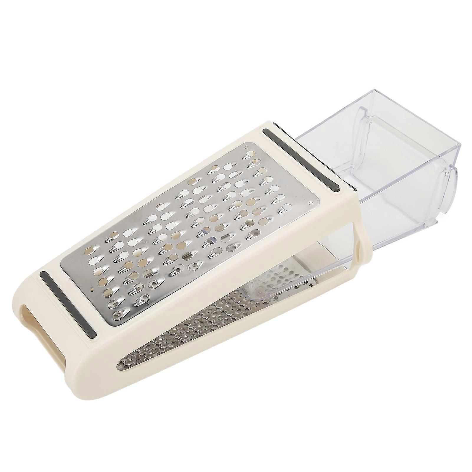 Removable-Container Cheese Grater Fine Coarse