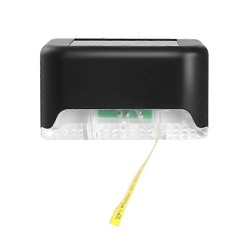 8 Pack Solar Step Lights Rustic Style
