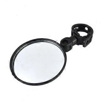 Wide Angle Convex Bicycle Rearview Mirror Compatible with 15-35MM Handlebar