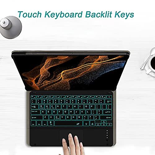 Touch Keyboard Case For Galaxy Tab S8 Ultra 14.6" 2022, Detachable