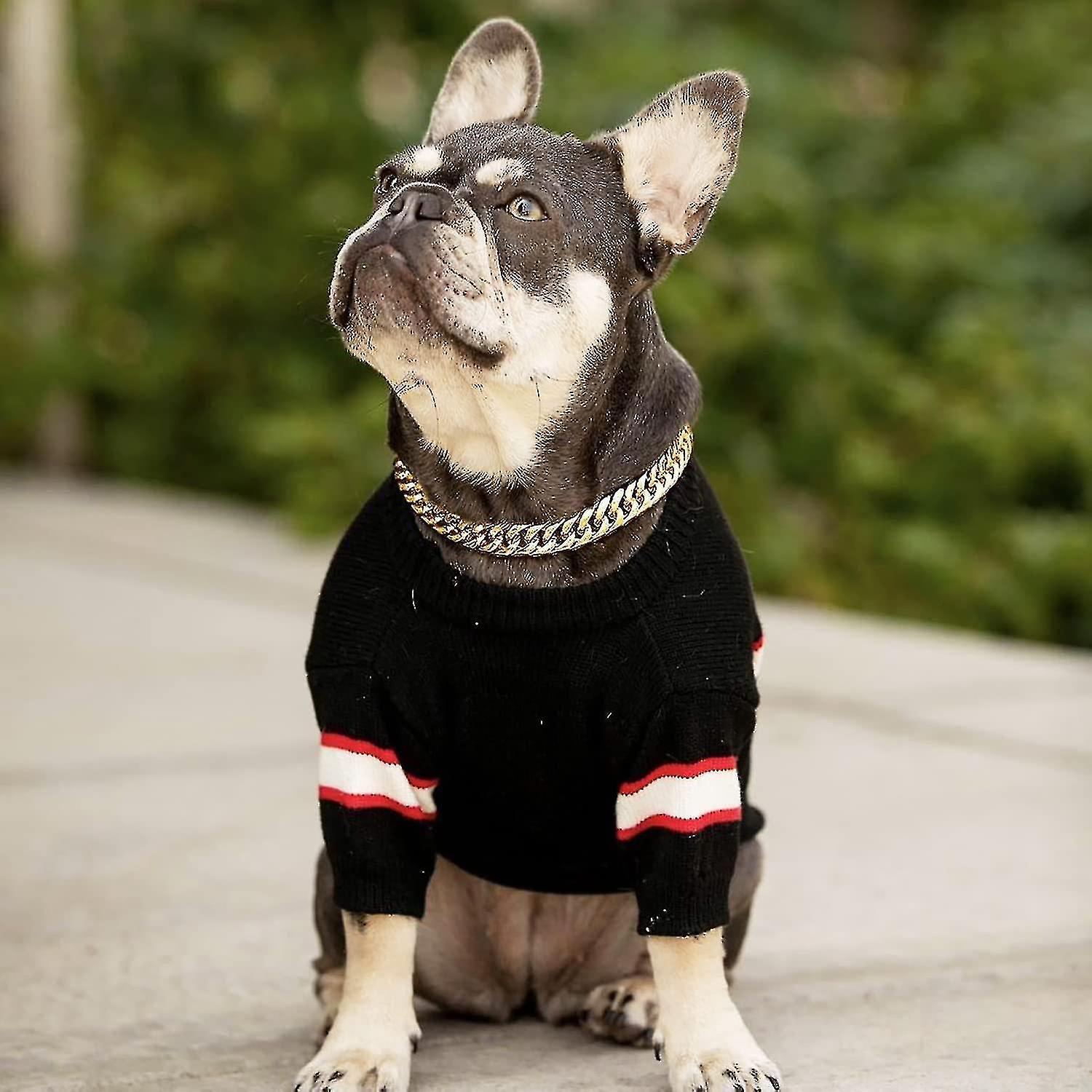 Dog Choker Collar Strong Metal Dog Chain Collars Stainless Steel